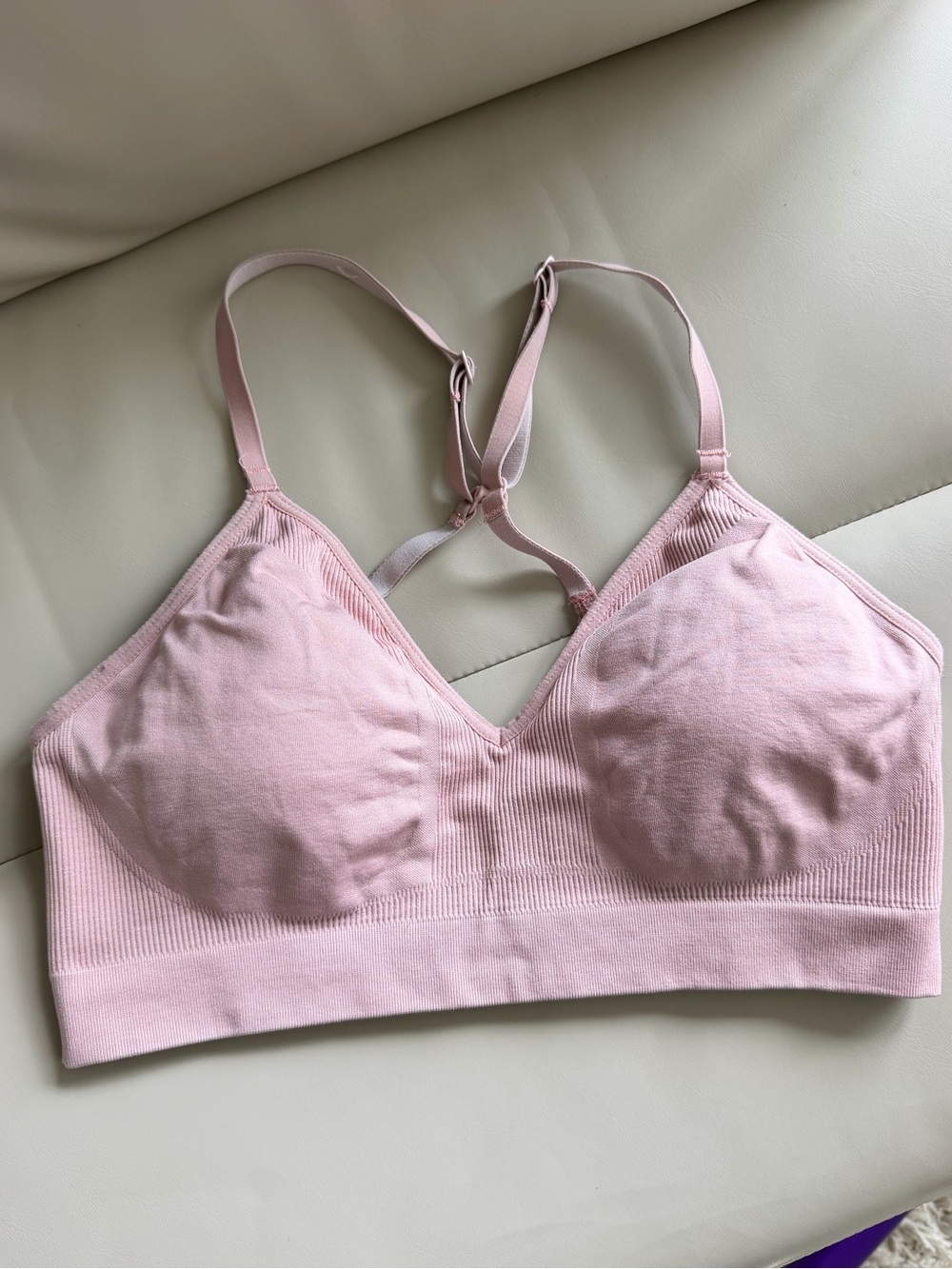 Athleta Light Pink Sports Bra